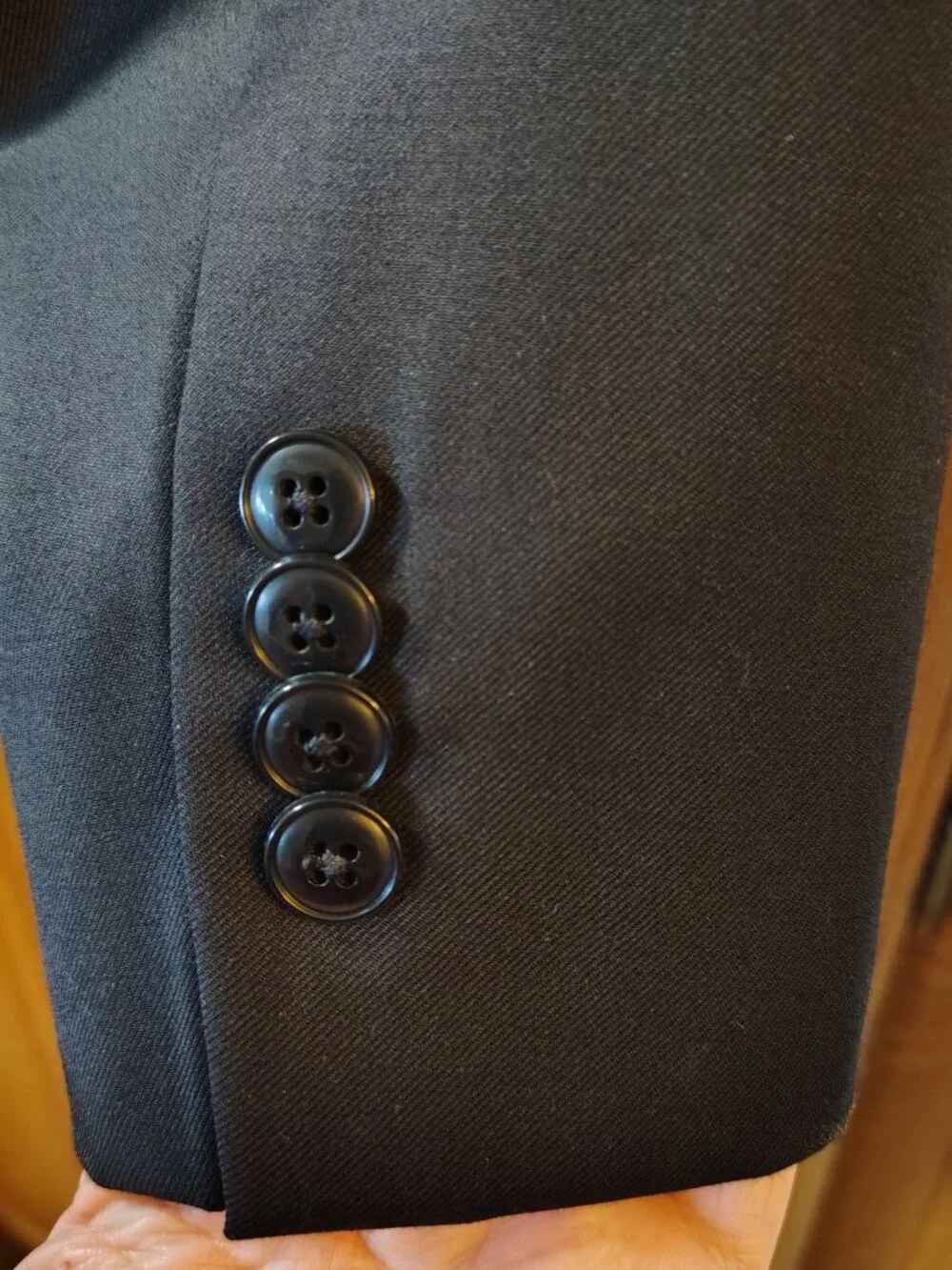 Michael Kors Men’s Suit Jacket Blazer 46R Black Classic Fit Wool Blend KAPLAN